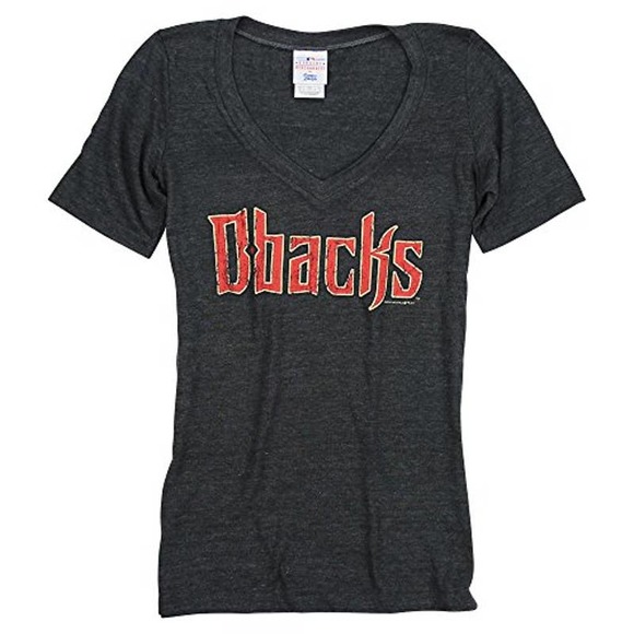Women’s MLB Clssic Team V-Neck T-Shirt (Arizona Diamondbacks, Large) - Picture 1 of 1
